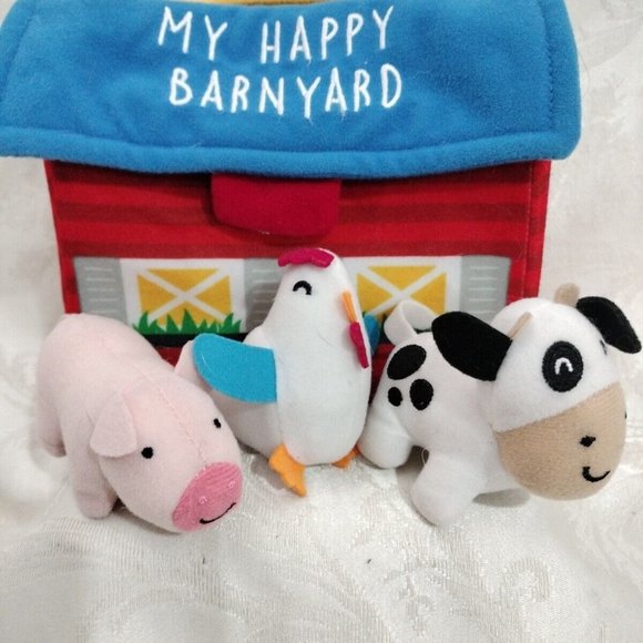 Carter's Toddler Preschool My Happy Barn Yard With Animals 7"X7" Plush - Picture 8 of 8